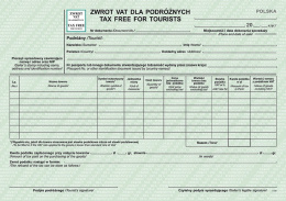 180-1U Zwrot VAT dla podróżnych