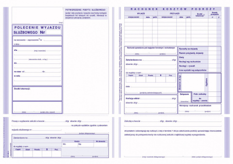 505-3 Polecenie wyjazdu służbowego