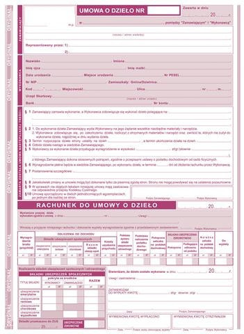 510-1 Umowa o dzieło