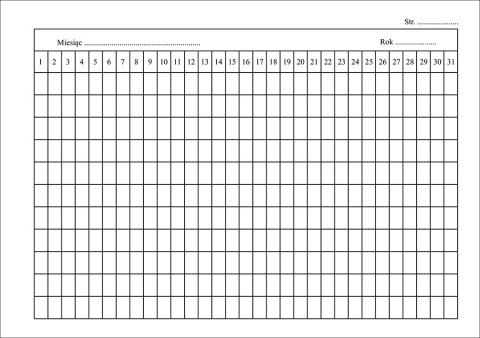 Książka pracy pielęgniarski środowiskowo-rodzinnej A5 (Poziom)