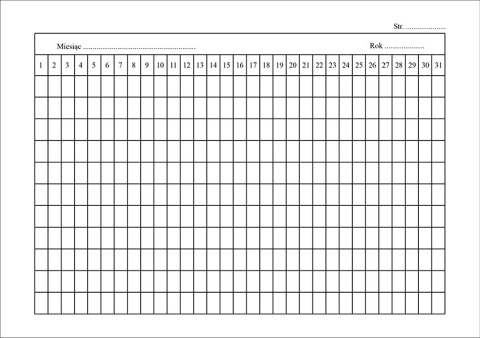 Książka pracy terenowej pielęgniarki A5