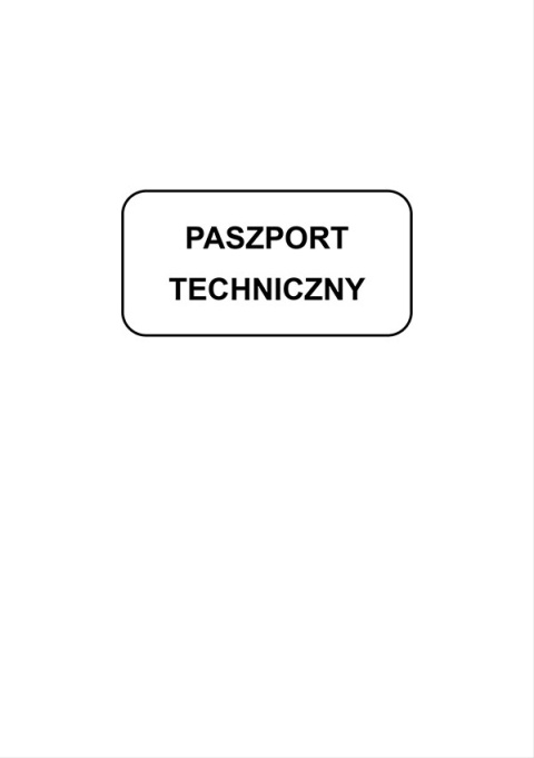 Paszport techniczny A5