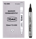 MARKER permanentny TOMA, czarny (TO-090SET10CZ)