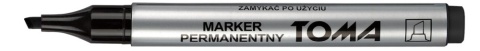 MARKER permanentny TOMA, czarny (TO-091)