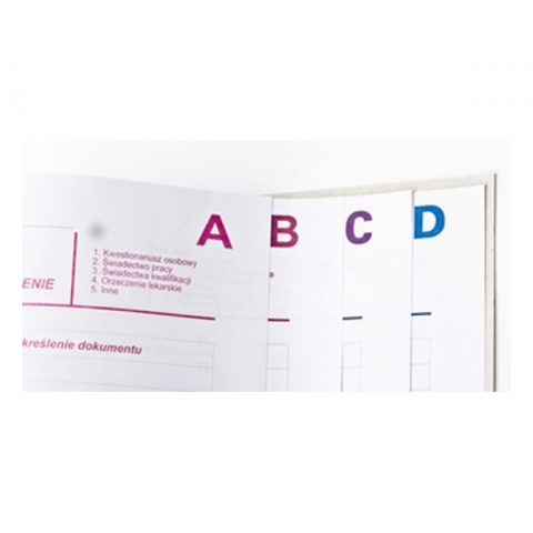 Teczka akt osobowych oczkowa Bigo