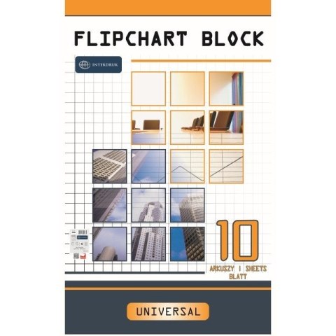 Blok do flipchartu Interdruk 64x100cm gładki (10)