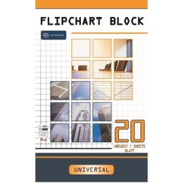 Blok do flipchartu Interdruk 64x100cm gładki (20)