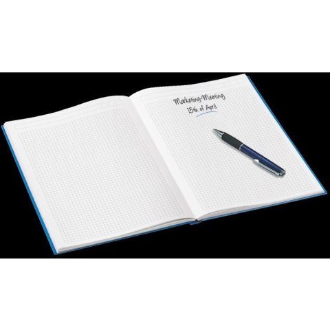 BRULION LEITZ WOW A5/80K KRATKA TURKUSOWY