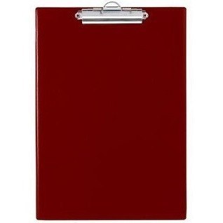 DESKA Z KLIPEM A4 BORDOWA