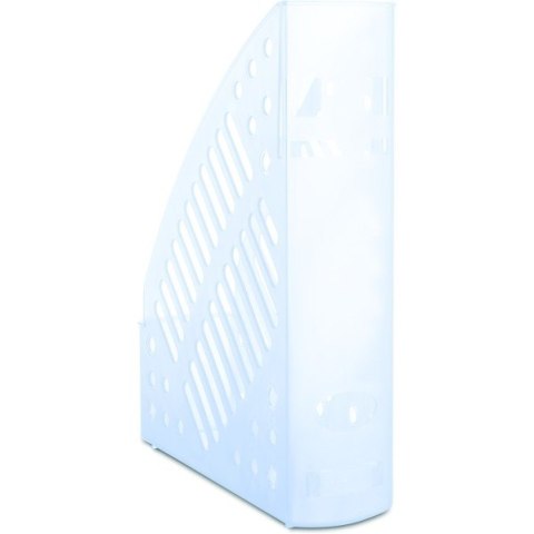 Pojemnik na dokumenty Donau A4/70mm transparentny niebieski