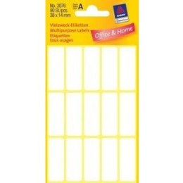 ETYKIETY AVERY 38*14mm DO OPISU RĘCZNEGO BIAŁE (6)