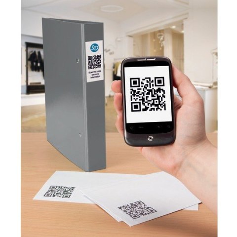 ETYKIETY A4 AVERY 45*45mm BIAŁE (25)