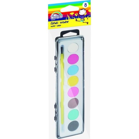 FARBY AKWARELOWE FIORELLO 2g*8 KOLORÓW