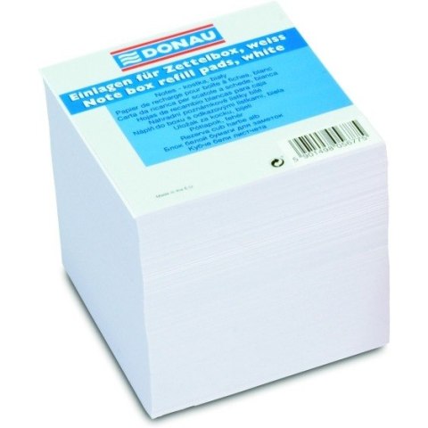 Kostka papierowa Donau 90x90x90mm nieklejona biała