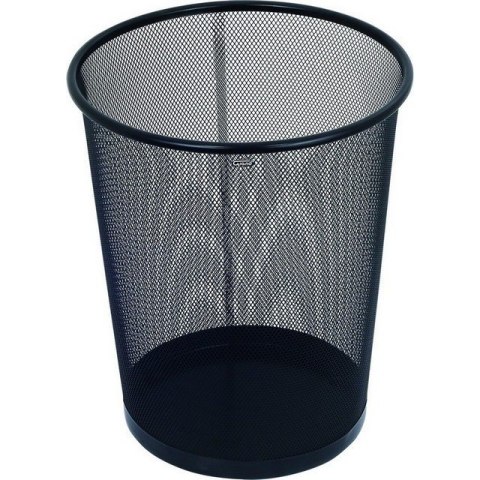 METALOWY KOSZ NA ŚMIECI 19L CZARNY