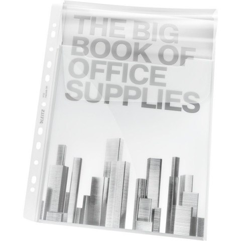 KOSZULKI NA KATALOGI LEITZ A4/180µm Z KLAPKĄ (5)