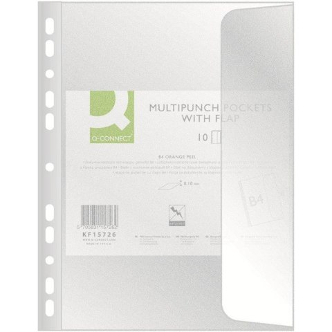 Koszulki z klapką Donau B4/100µm groszkowe (10)