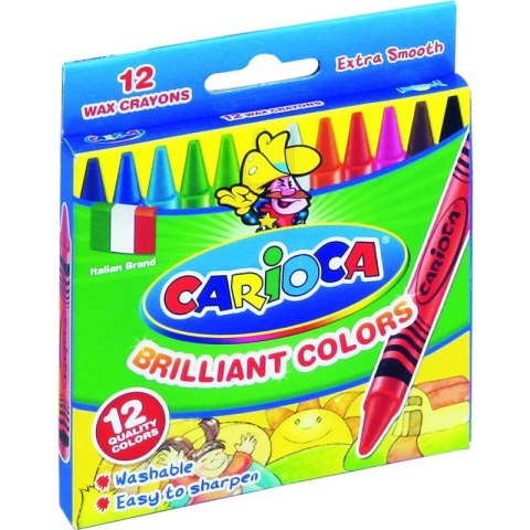 KREDKI ŚWIECOWE CARIOCA 12 KOLORÓW