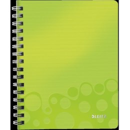 Kołonotatnik Leitz Wow A5/80k kratka zielony
