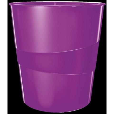 Kosz na śmieci Leitz Wow 15L fioletowy