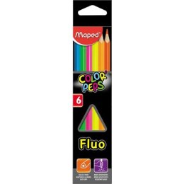 Kredki Maped Color&#039;Peps Fluo 6 kolorów