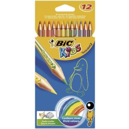 Kredki ołówkowe BiC Kids Tropicolors 12 kolorów