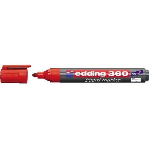 Marker do tablic Edding 360 czerwony