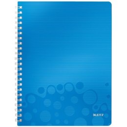 KOŁONOTATNIK LEITZ WOW A4/80K KRATKA NIEBIESKI