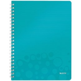 KOŁONOTATNIK LEITZ WOW A4/80K KRATKA TURKUSOWY