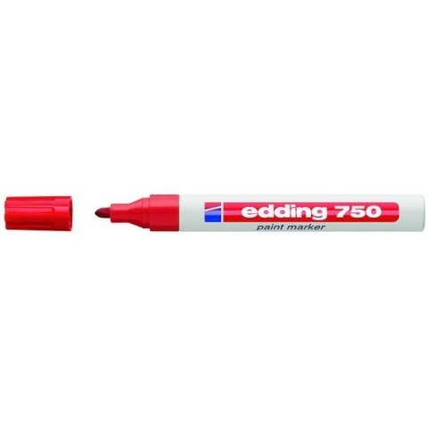Marker olejowy Edding 750 czerwony