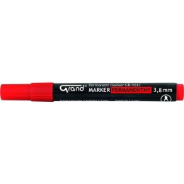 MARKER PERMANENTNY GRAND GR-103C CZERWONY