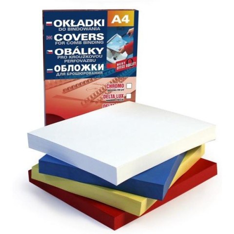 OKŁADKI DO BINDOWNICY A4 SKÓROPODOBNE SZARE (100)