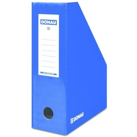 Pojemnik na dokumenty Donau A4/100mm kartonowy niebieski