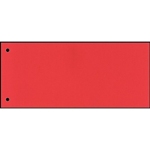 PRZEKŁADKI KARTONOWE ESSELTE 1/3 A4 CZERWONE (100)