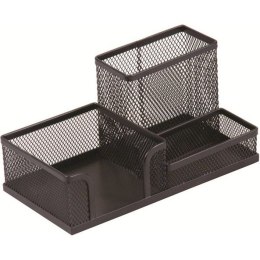 Przybornik na biurko Q-Connect metalowy czarny