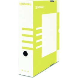 Pudło do archiwizacji Donau A4/80mm żółte