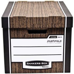 Pudło Bankers Box Woodgrain 340x295x405mm