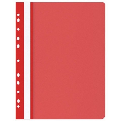 Skoroszyt wpinany Office Products A4 PP czerwony (25)