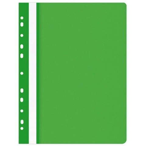 Skoroszyt wpinany Office Products A4 PP zielony (25)