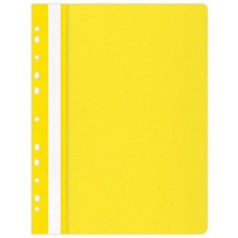 Skoroszyt wpinany Office Products A4 PP żółty (25)