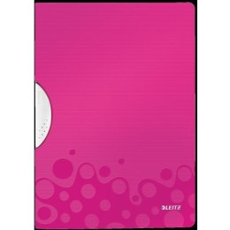 Skoroszyt z klipsem Leitz Wow A4 30k różowy