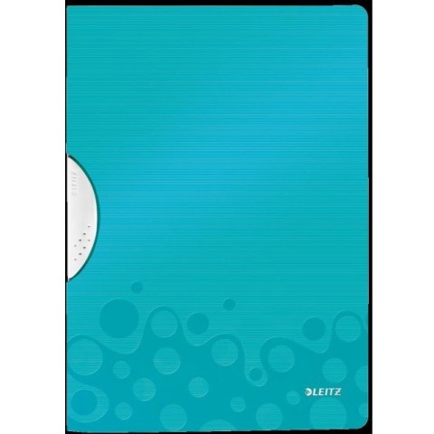 Skoroszyt z klipsem Leitz Wow A4 30k turkusowy