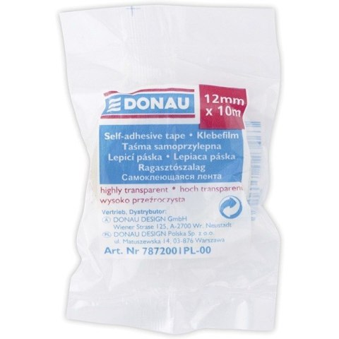 Taśma biurowa Donau 12mm/10m