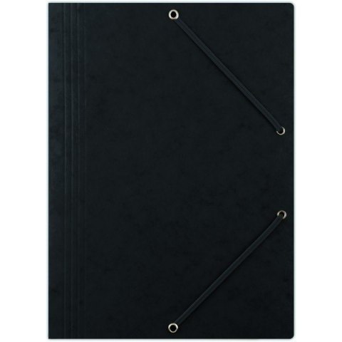 Teczka preszpanowa z gumką Donau A4 czarna