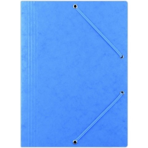 Teczka preszpanowa z gumką Donau A4 niebieska