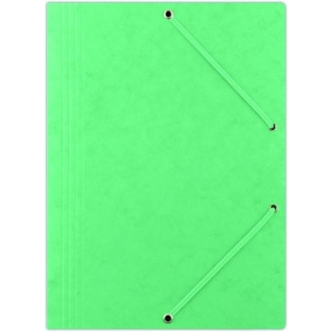 Teczka preszpanowa z gumką Donau A4 zielona
