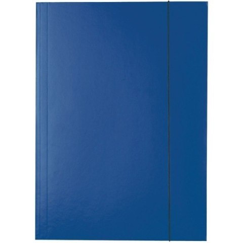 TECZKA KARTONOWA Z GUMKĄ ESSELTE A4/400g GRANATOWA