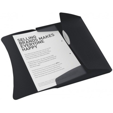 TECZKA Z GUMKĄ ESSELTE VIVIDA A4/15mm CZARNA