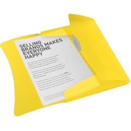 TECZKA Z GUMKĄ ESSELTE VIVIDA A4/15mm ŻÓŁTA