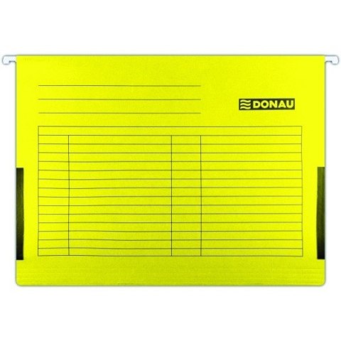 Teczka zawieszana Donau A4 (z bokami) żółta (5)